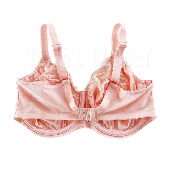 Elomi 34I Morgan EL4111 Underwire Banded Stretch Lace Bra - Ballet Pink - Picture 5 of 14